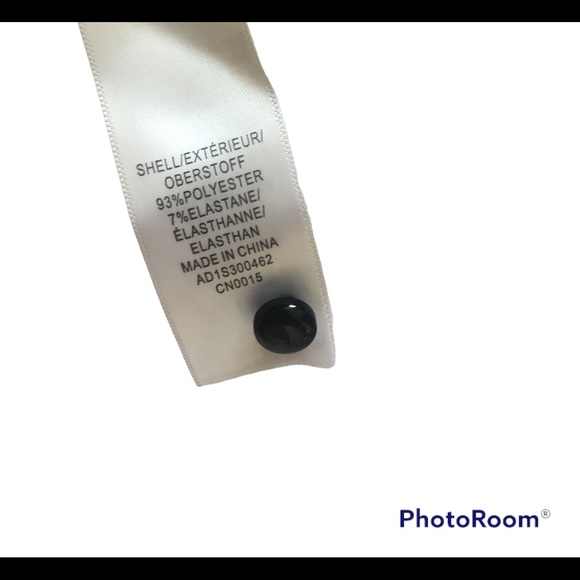 Black Yellow and White Adrianna Papell Blouse - Picture 4 of 5